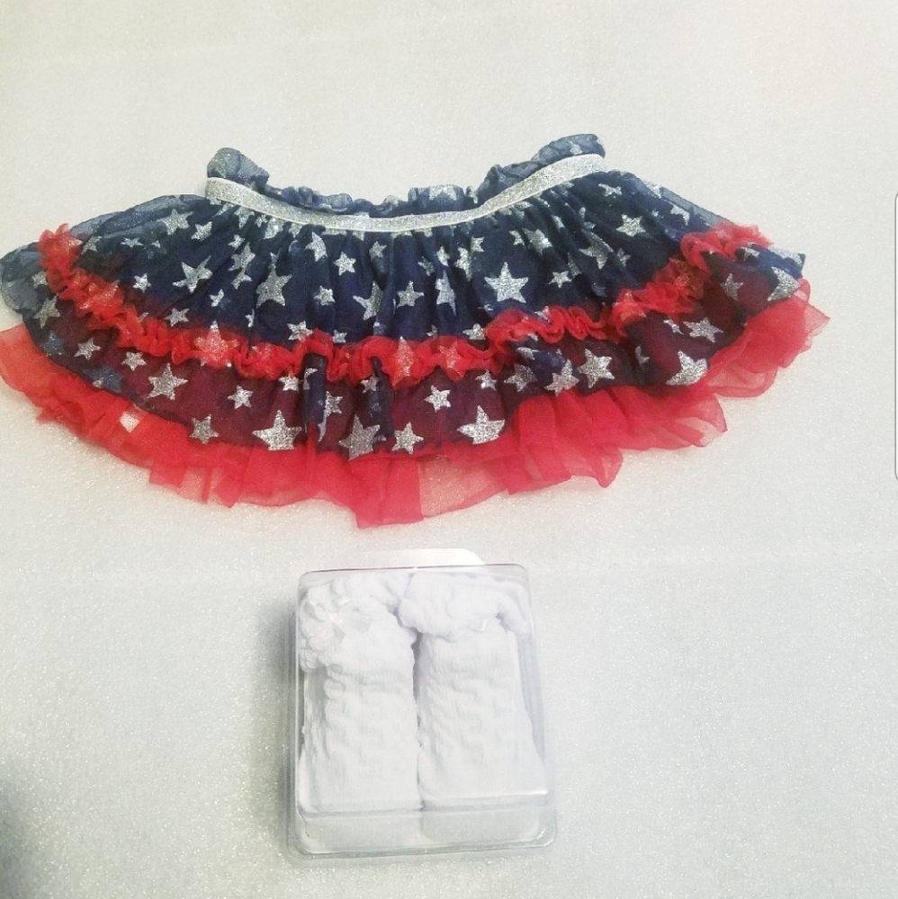 Baby Star Spangled Tutu and Booties